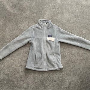 Grey Patagonia zip up jacket